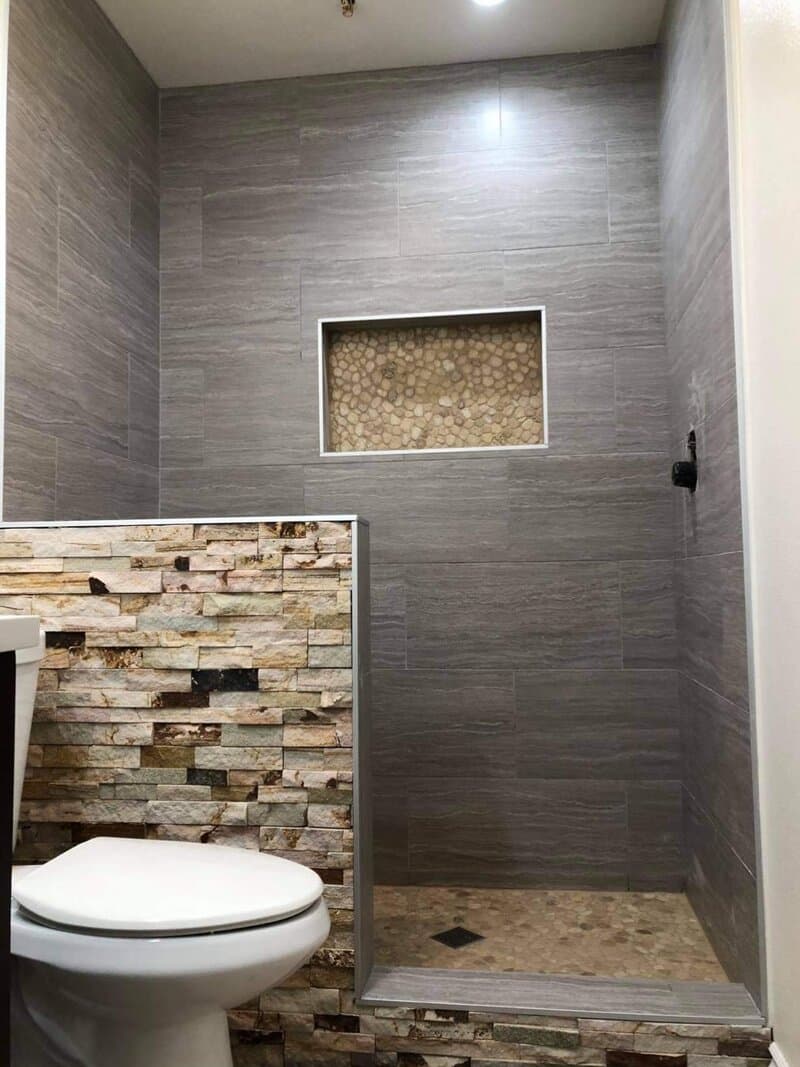 image of a bathroom remodel
