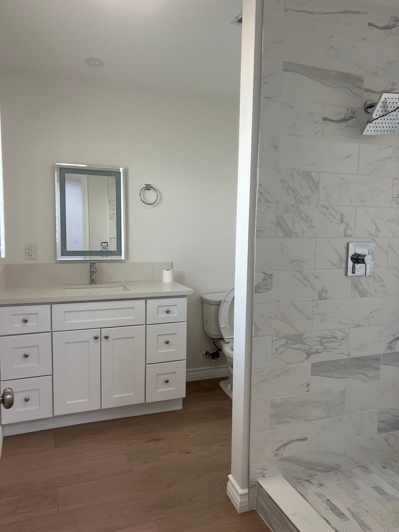 image of a bathroom remodel