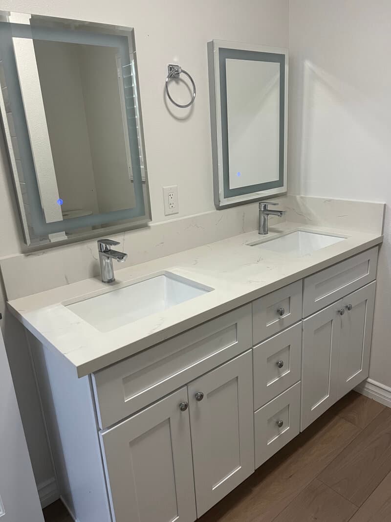 image of a bathroom remodel