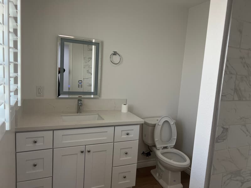 image of a bathroom remodel