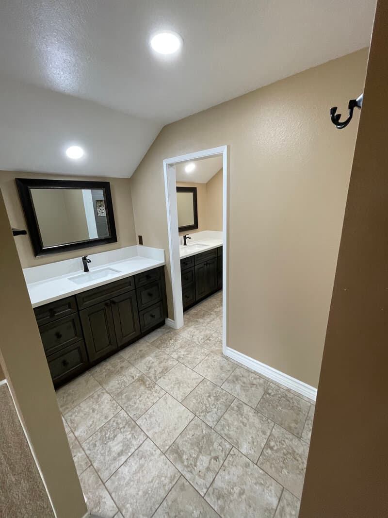 image of a bathroom remodel